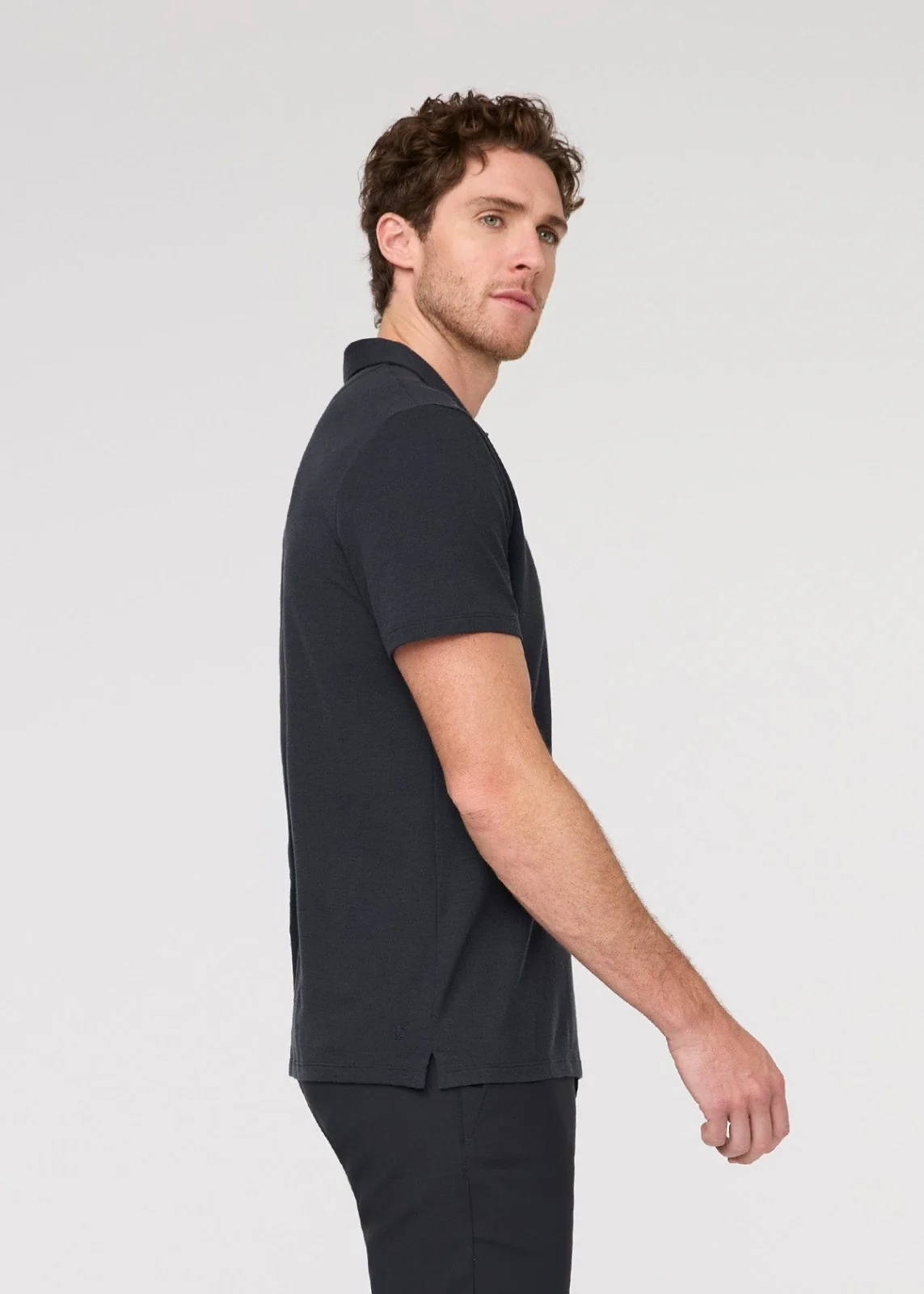 Air Flow Pique Polo - Navy - Image 3