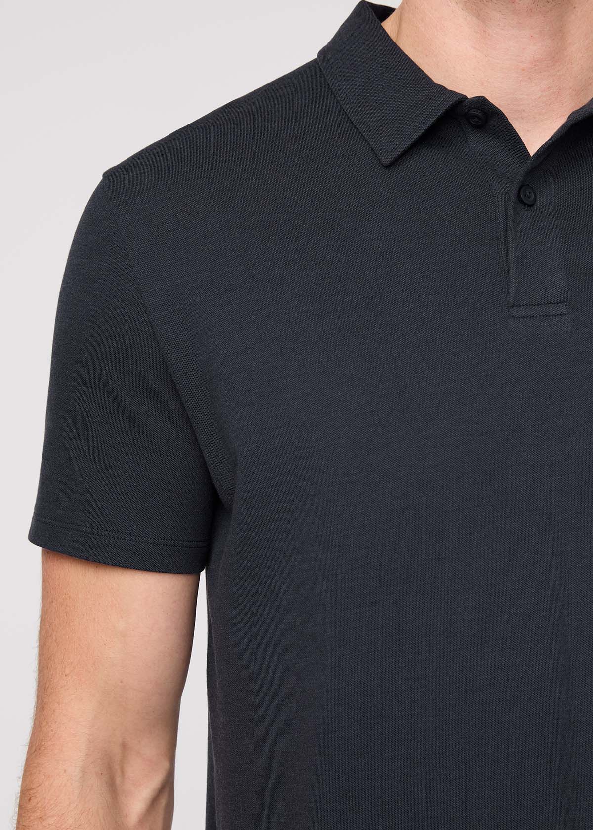 Air Flow Pique Polo - Navy - Image 6