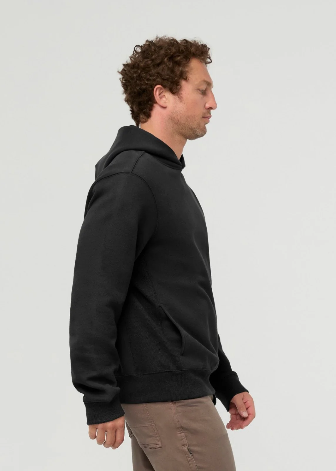 DuraSoft Fleece Motion Hoodie - Black - Image 3