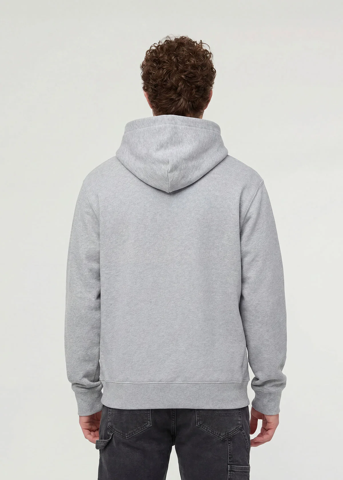 DuraSoft Fleece Motion Hoodie - Heather Grey - Image 4