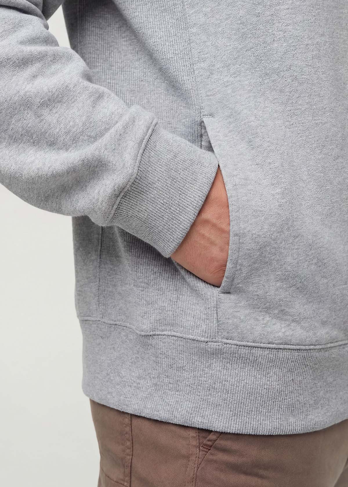 DuraSoft Fleece Motion Hoodie - Heather Grey - Image 6
