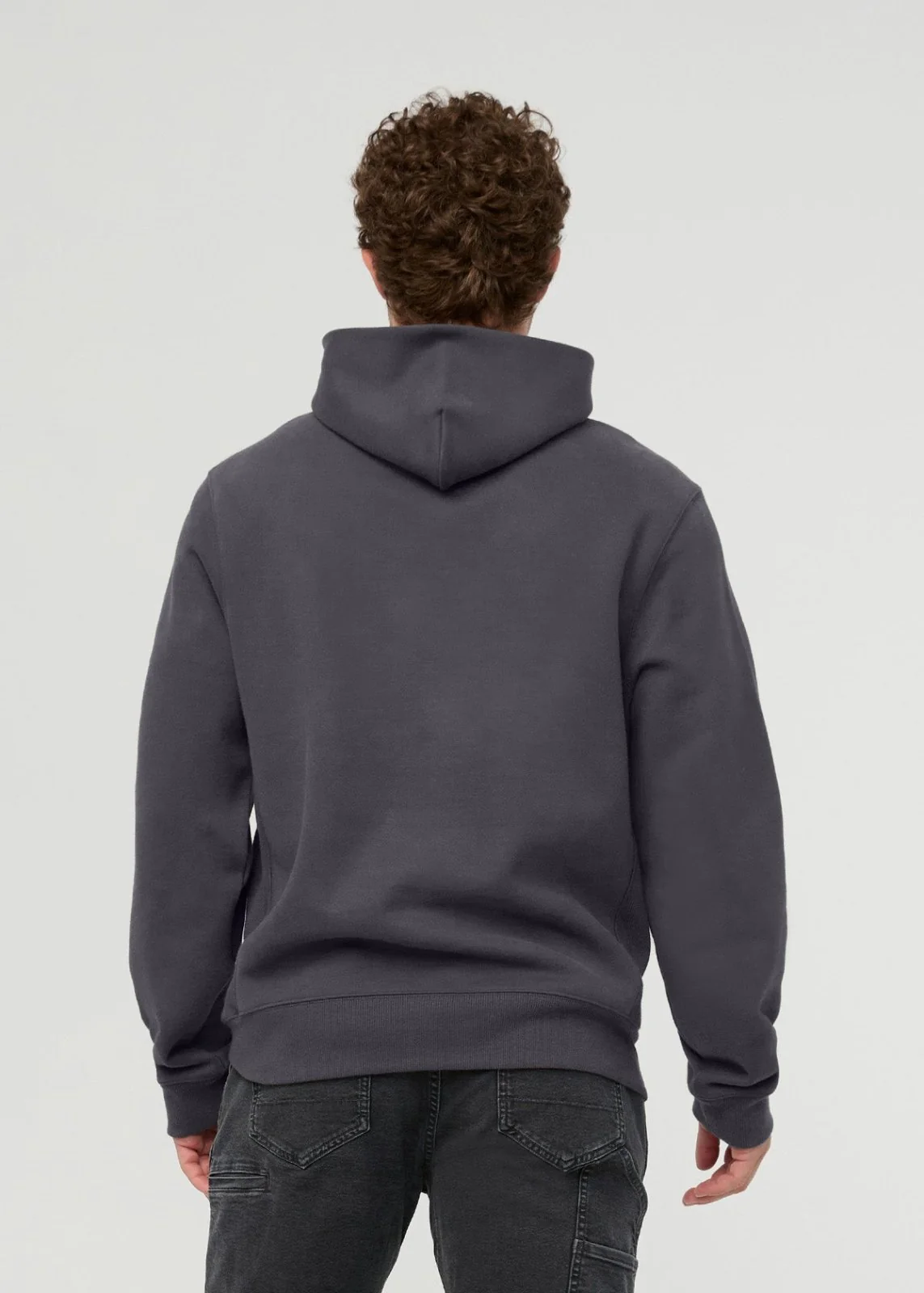 DuraSoft Fleece Motion Hoodie - Washed Grey - Image 4