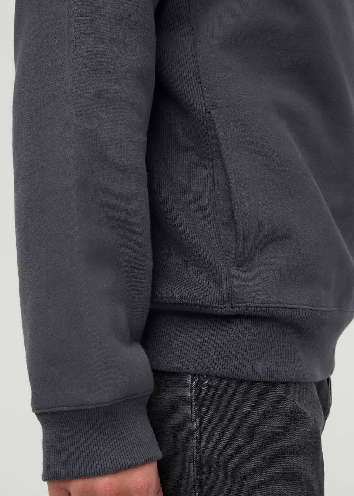DuraSoft Fleece Motion Hoodie - Washed Grey - Image 5