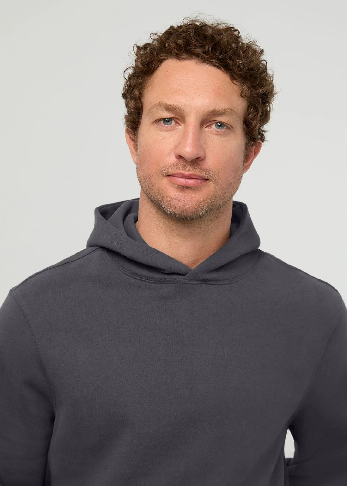DuraSoft Fleece Motion Hoodie - Washed Grey - Image 8