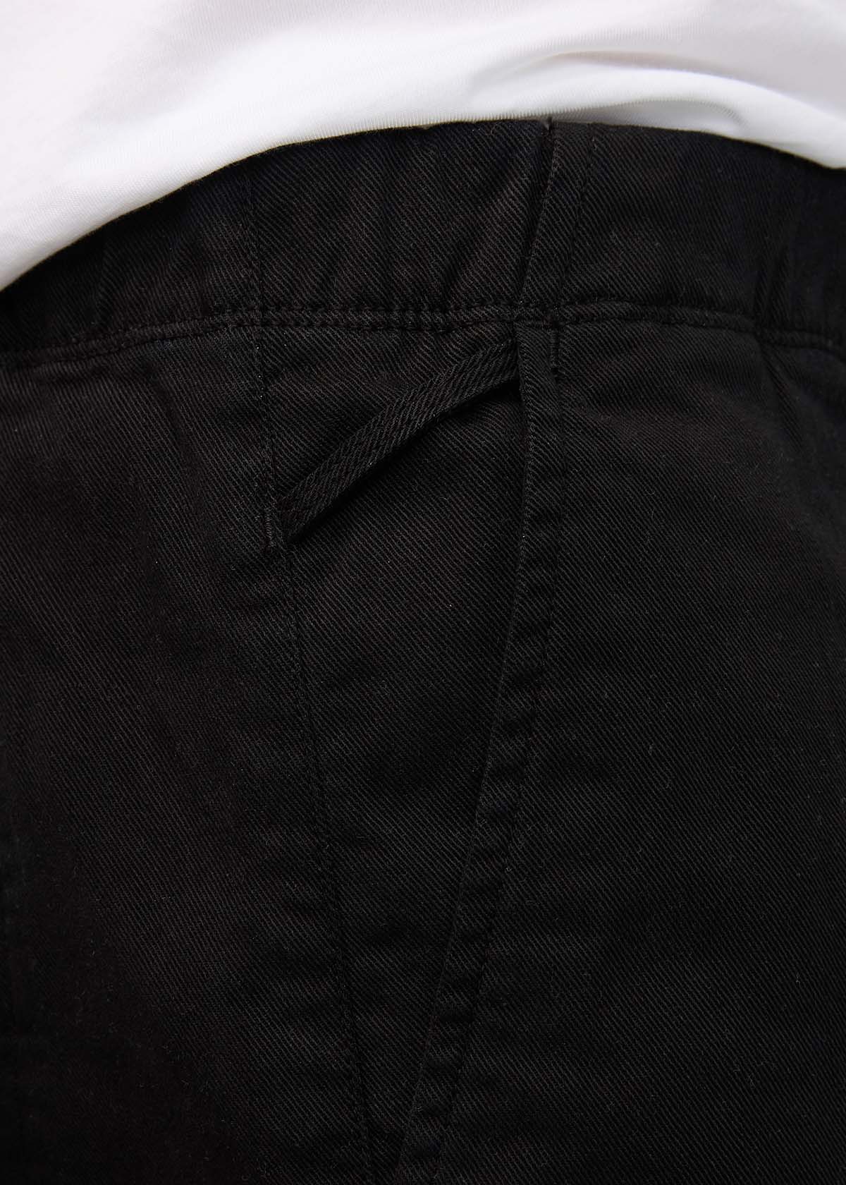 FlexTwill Relaxed Pull On Pant - Black - Image 10