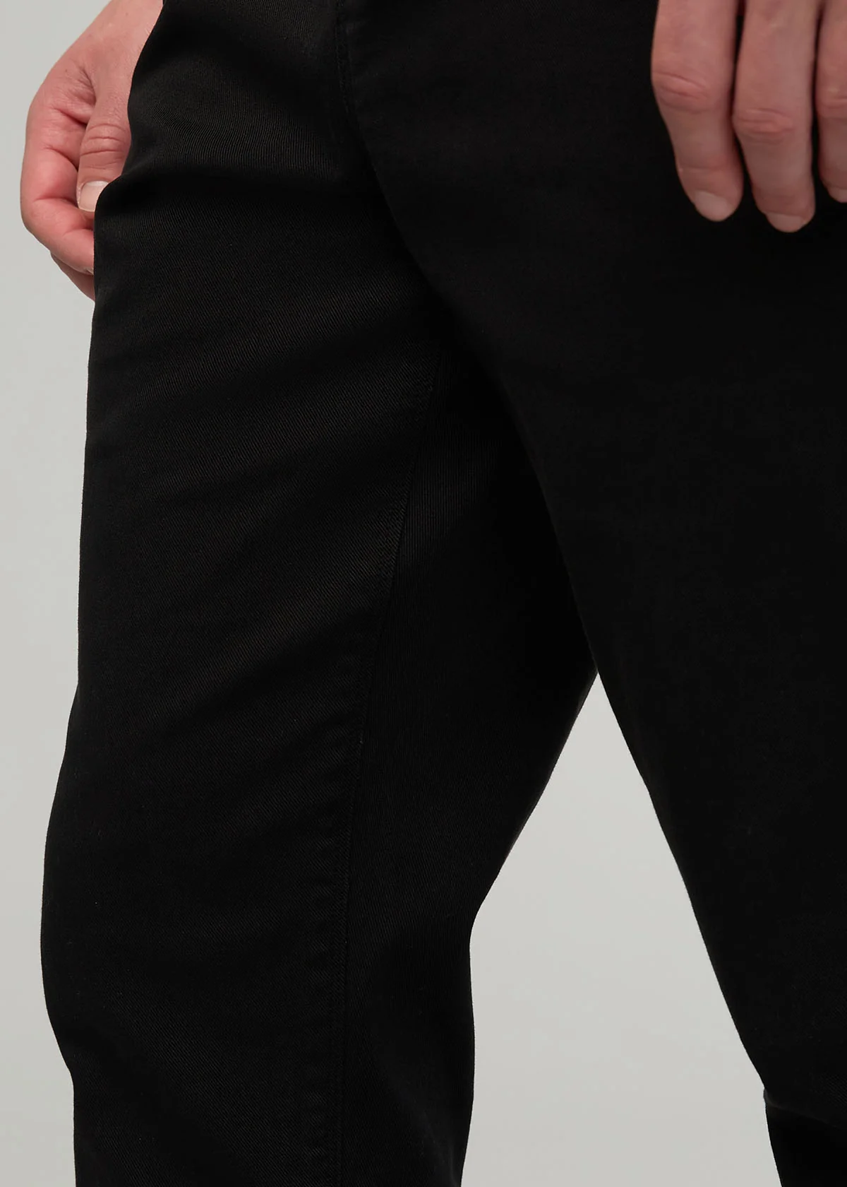 FlexTwill Relaxed Pull On Pant - Black - Image 5