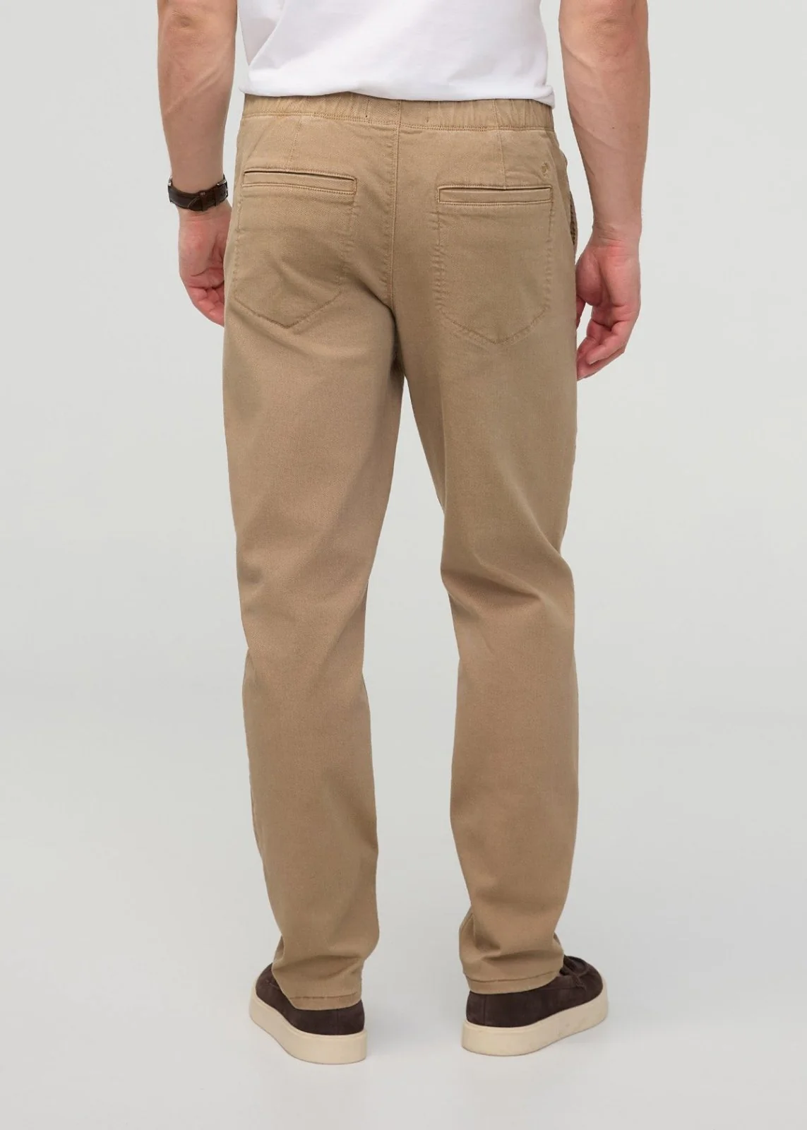 FlexTwill Relaxed Pull On Pant - Desert Khaki - Image 4