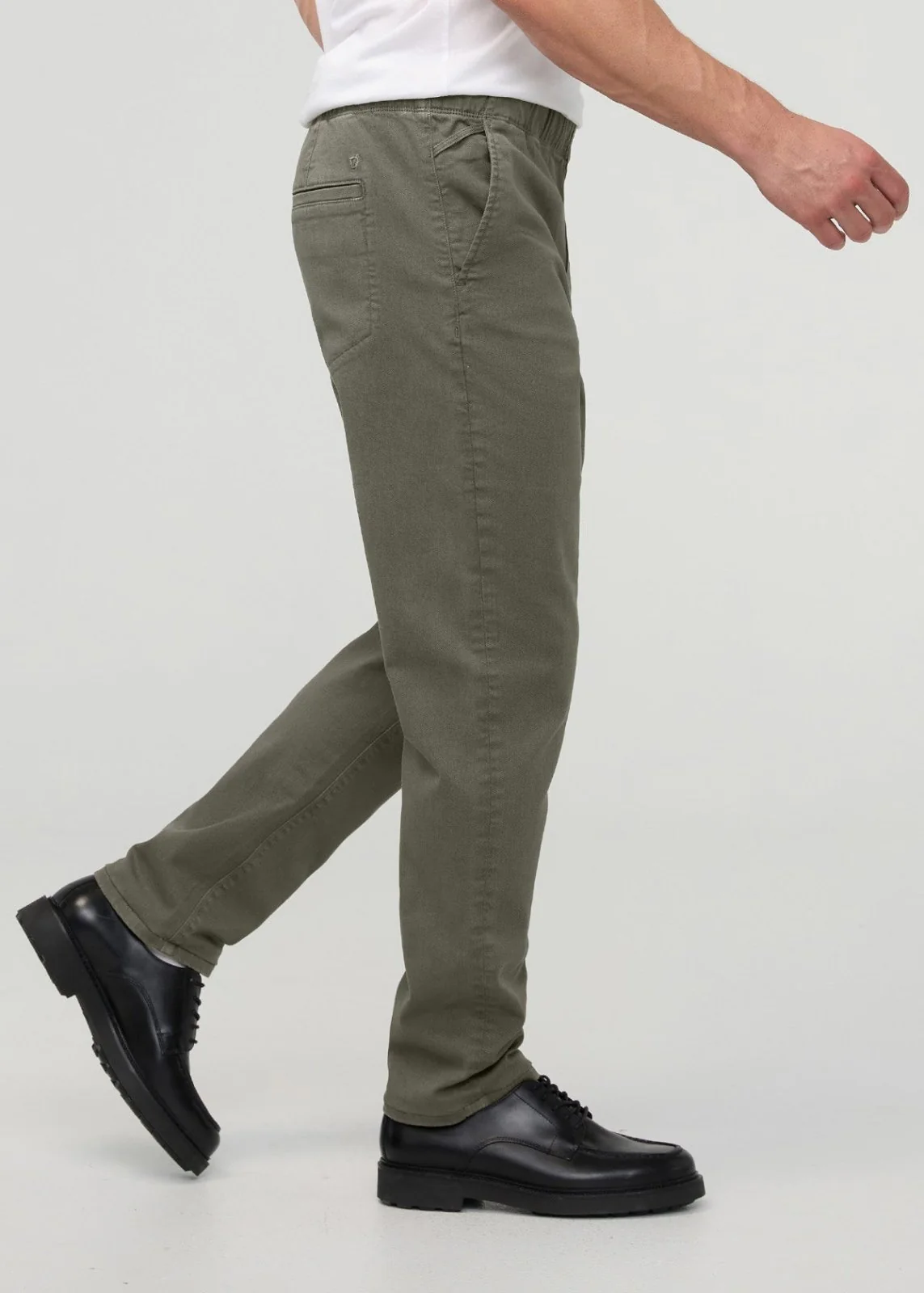 FlexTwill Relaxed Pull On Pant - Thyme - Image 3