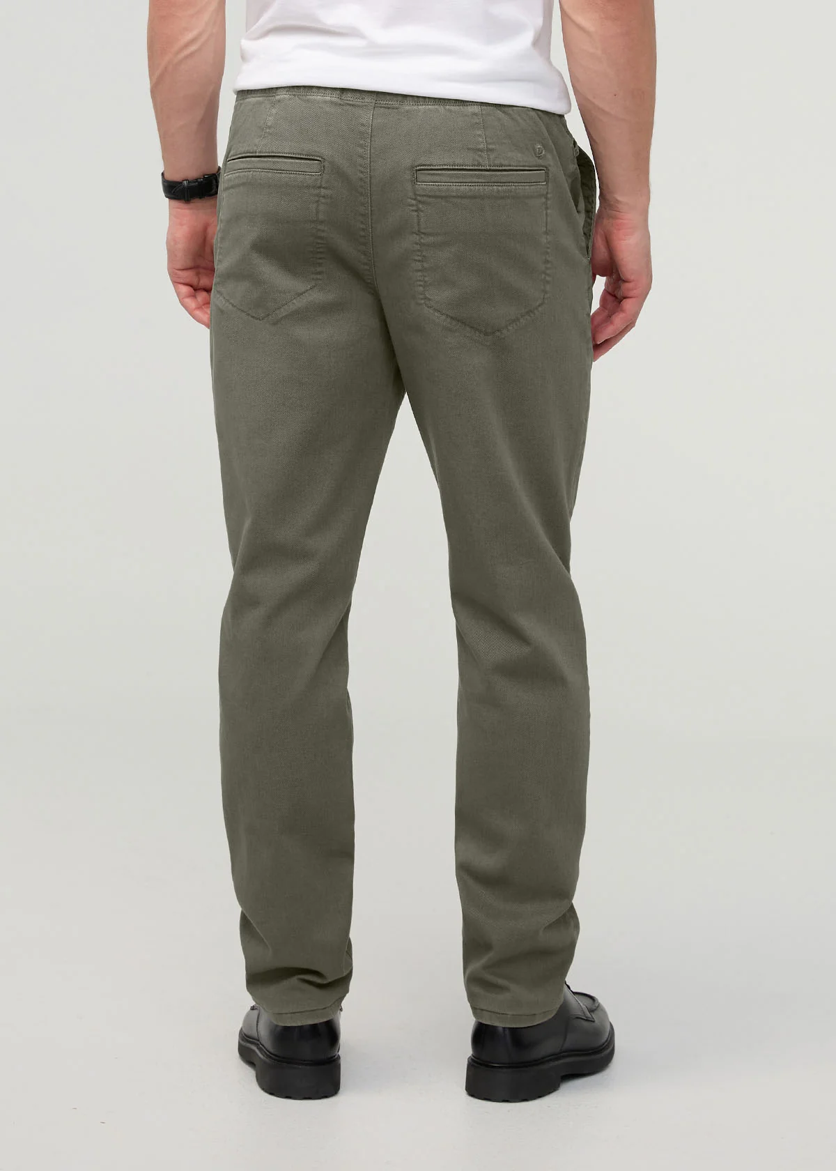 FlexTwill Relaxed Pull On Pant - Thyme - Image 4