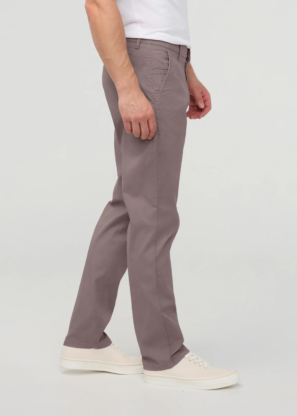 Live Lite Relaxed Taper Chino - Hazy Mauve - Image 3