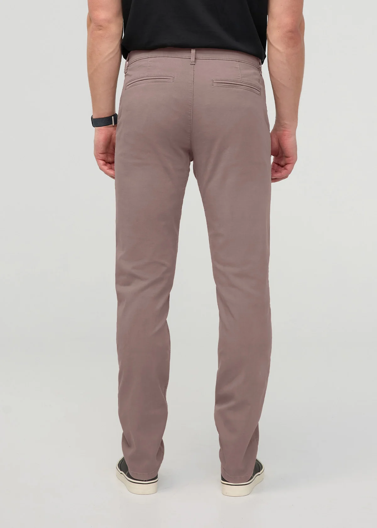 Live Lite Slim Straight Chino - Hazy Mauve - Image 4