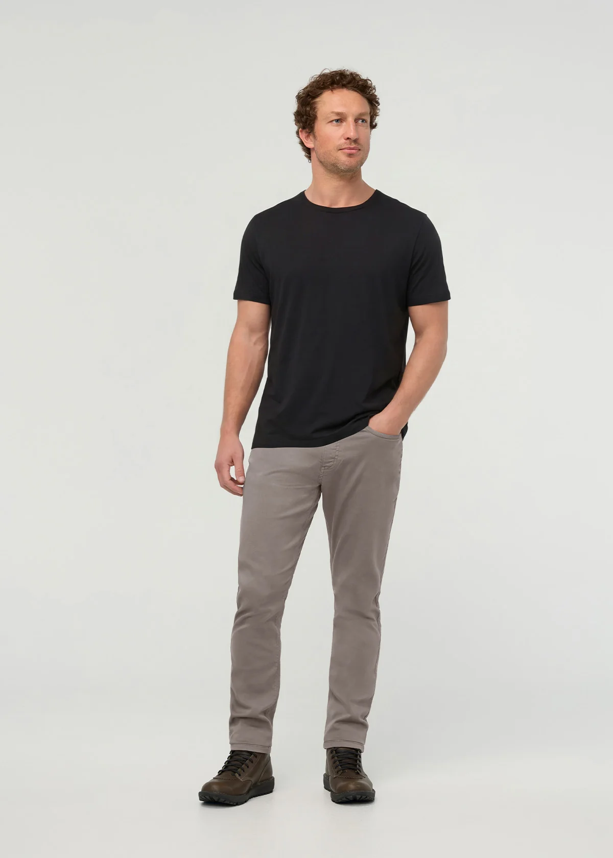 No Sweat Relaxed Taper - Stone