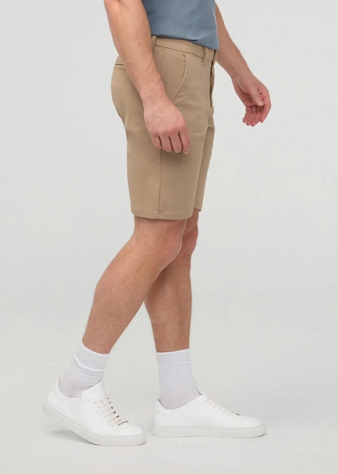 Nustretch Club Short - Desert Khaki - Image 3