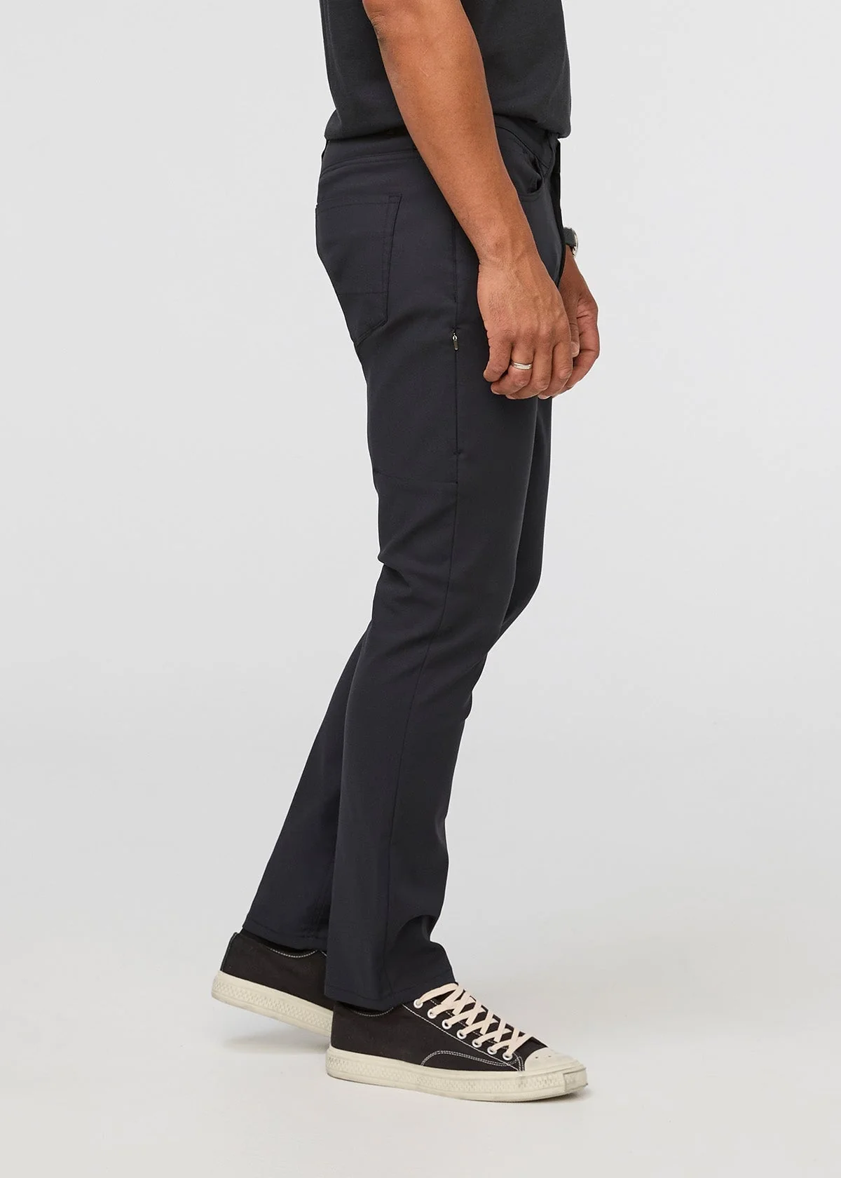 NuStretch Relaxed Taper 5 Pocket - Black - Image 3
