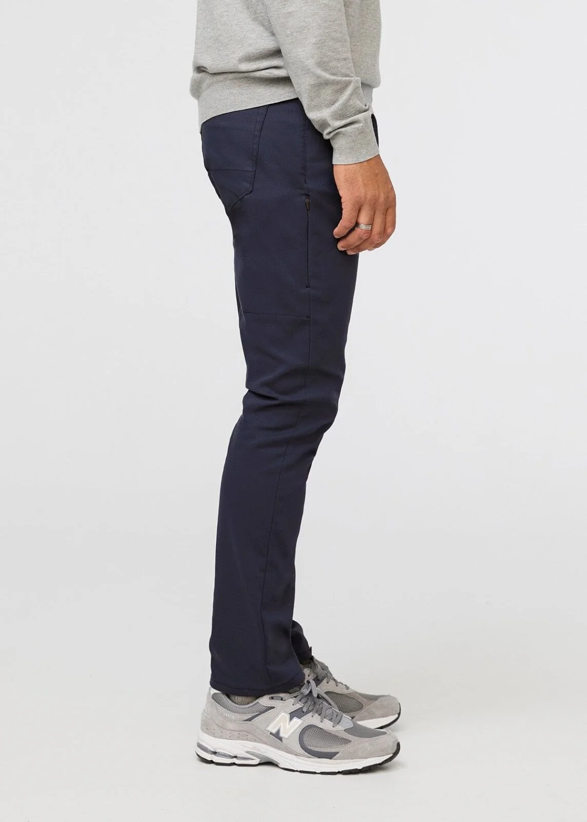 NuStretch Relaxed Taper 5 Pocket - Navy - Image 3