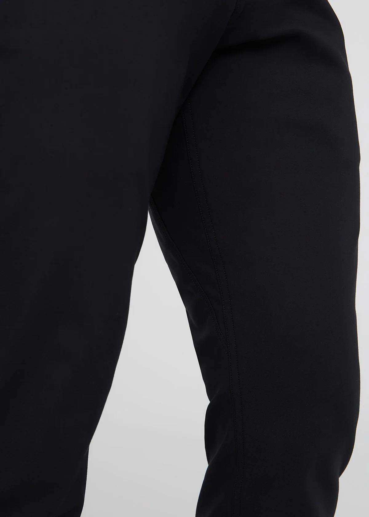 NuStretch Relaxed Taper Trouser - Black - Image 8