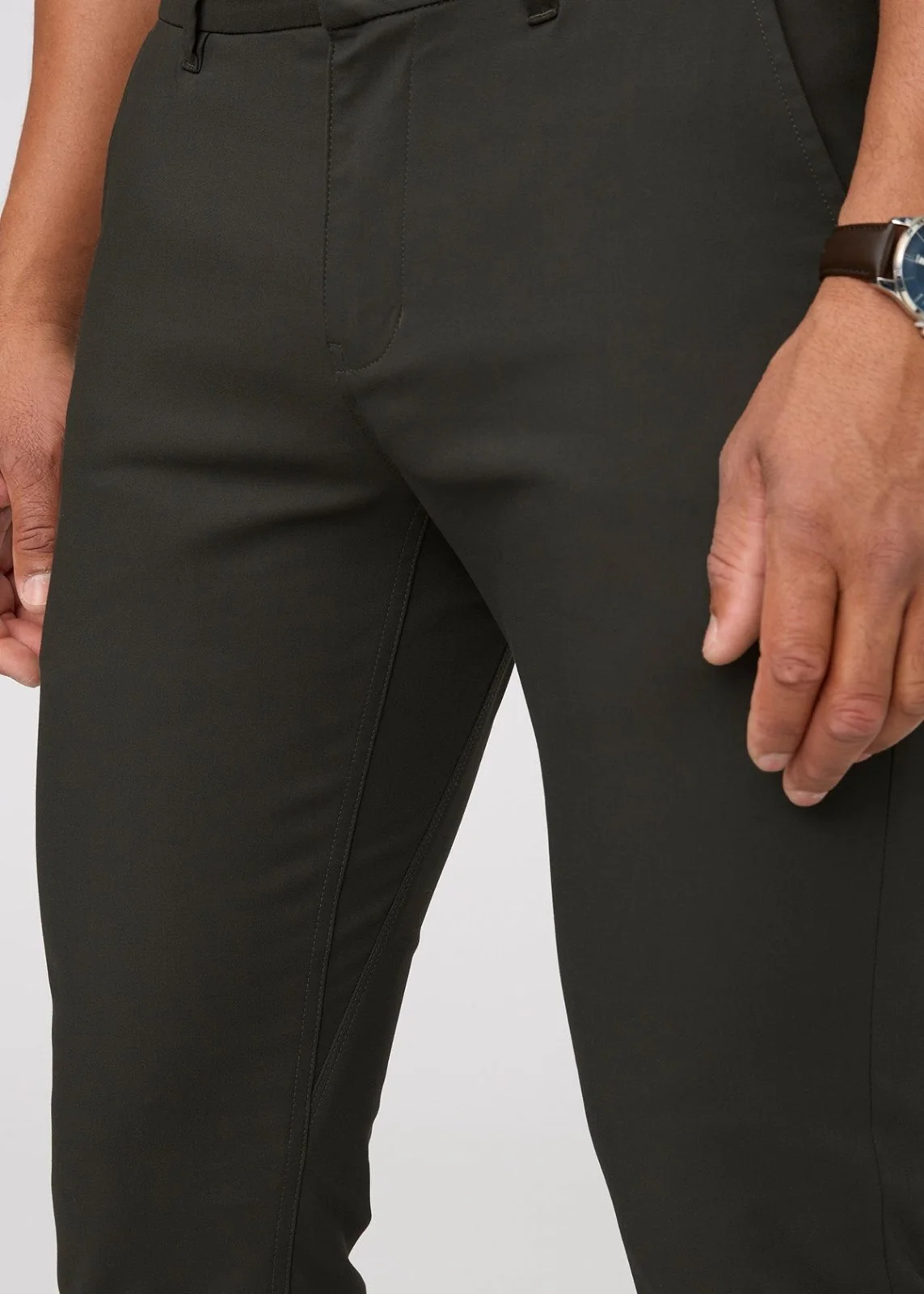 NuStretch Relaxed Taper Trouser - Evergreen - Image 5