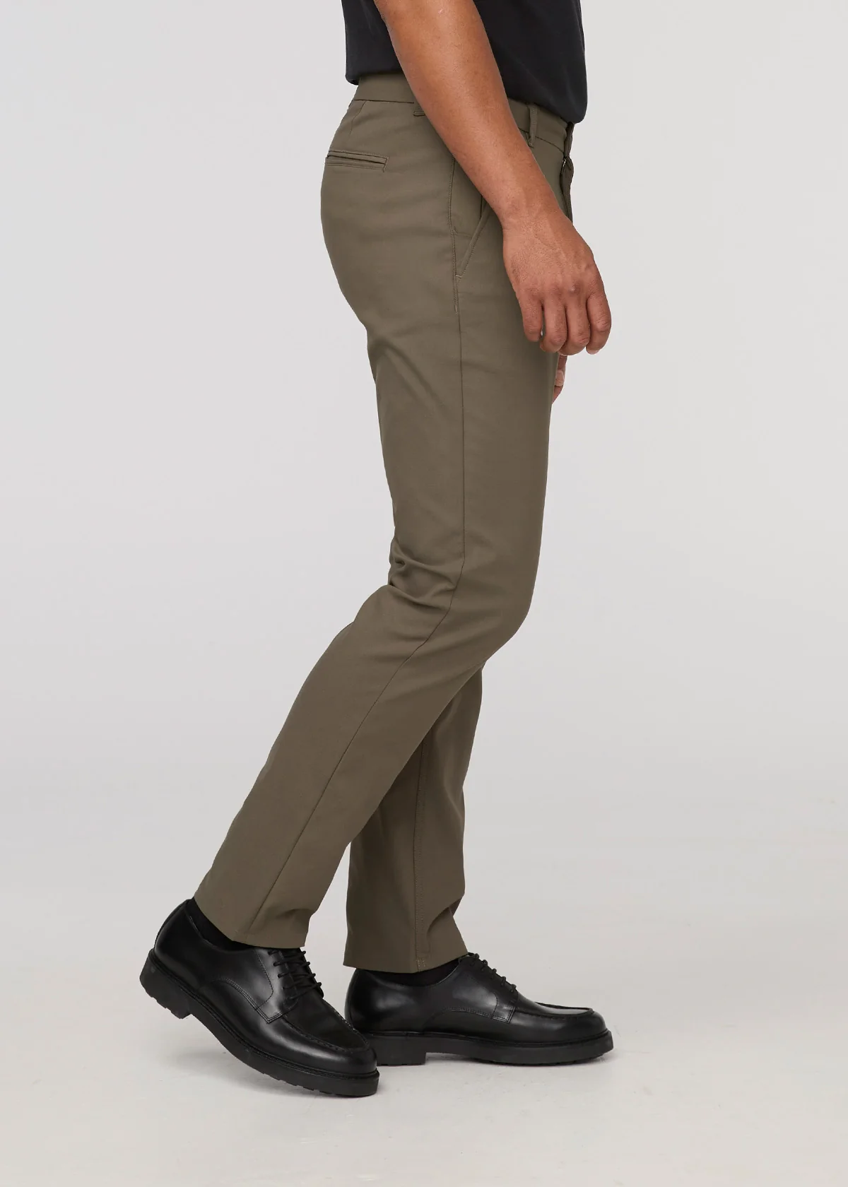 NuStretch Relaxed Taper Trouser - Thyme - Image 3