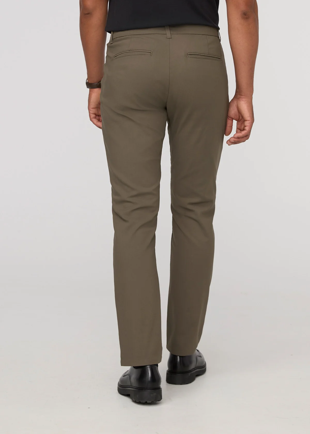 NuStretch Relaxed Taper Trouser - Thyme - Image 4
