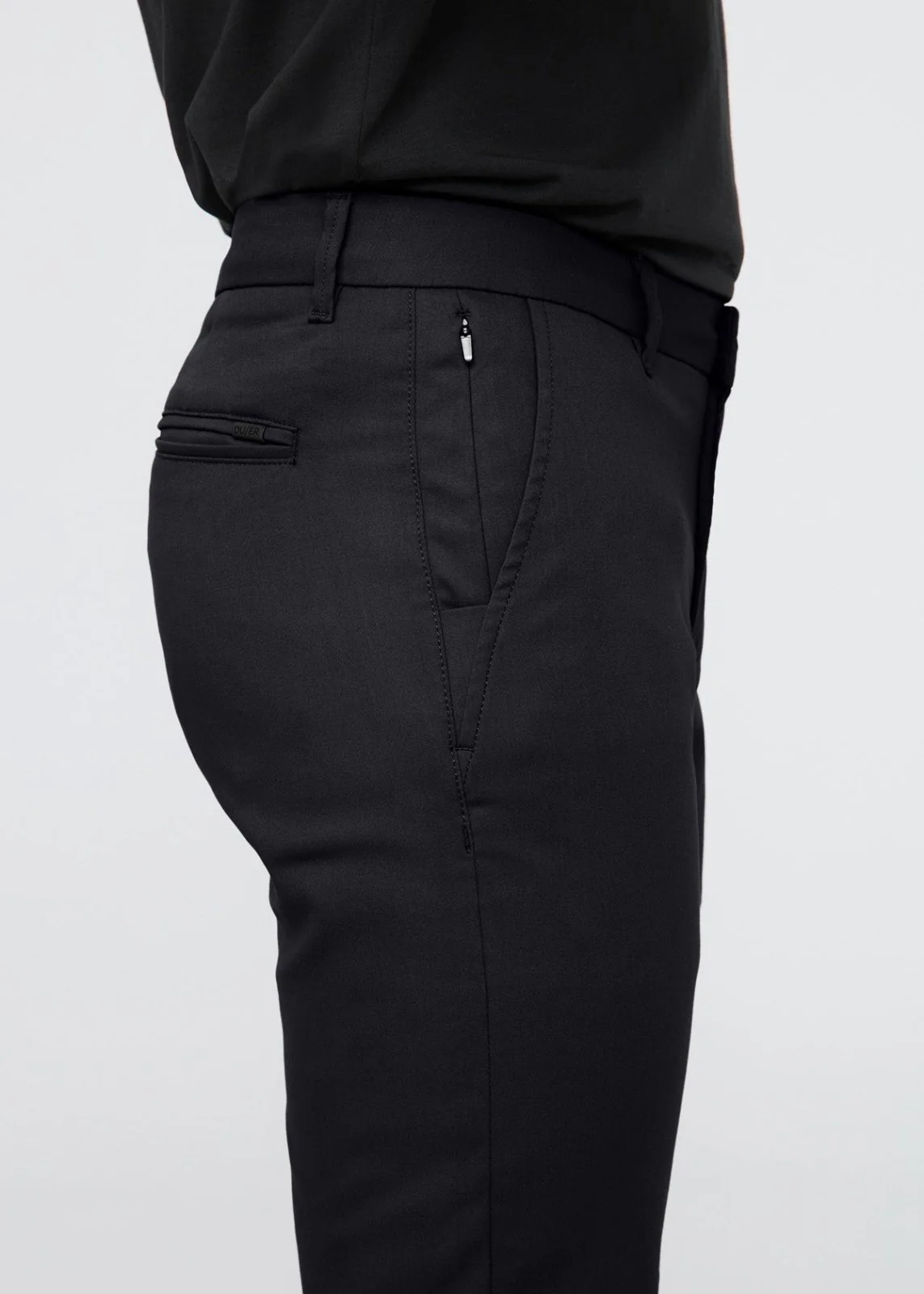 NuStretch Slim Straight Trouser - Black - Image 6