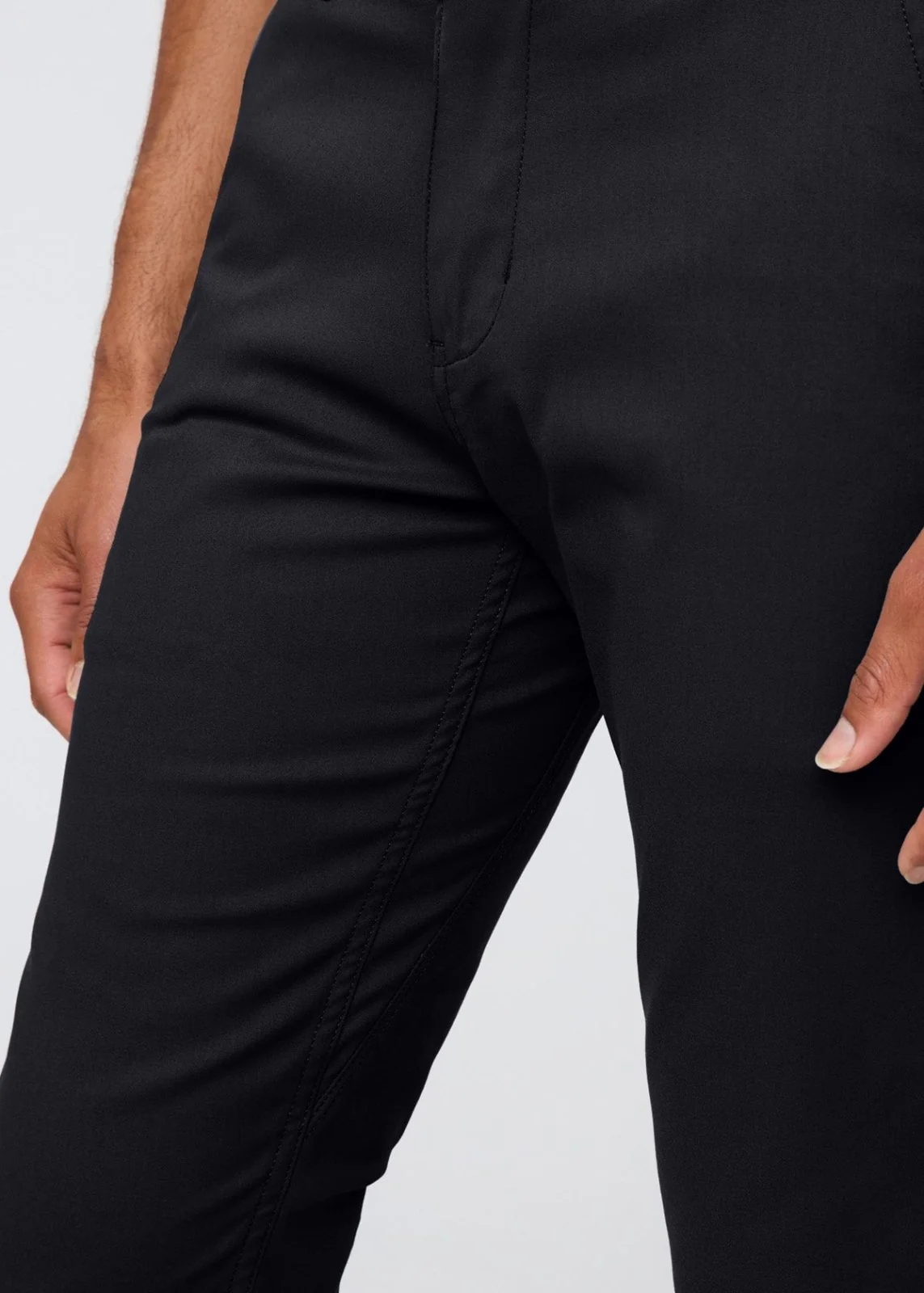 NuStretch Slim Straight Trouser - Black - Image 8