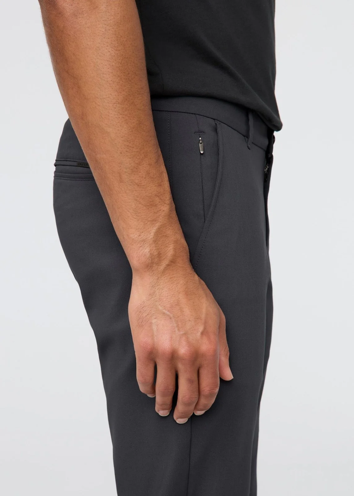 NuStretch Slim Straight Trouser - Charcoal - Image 7