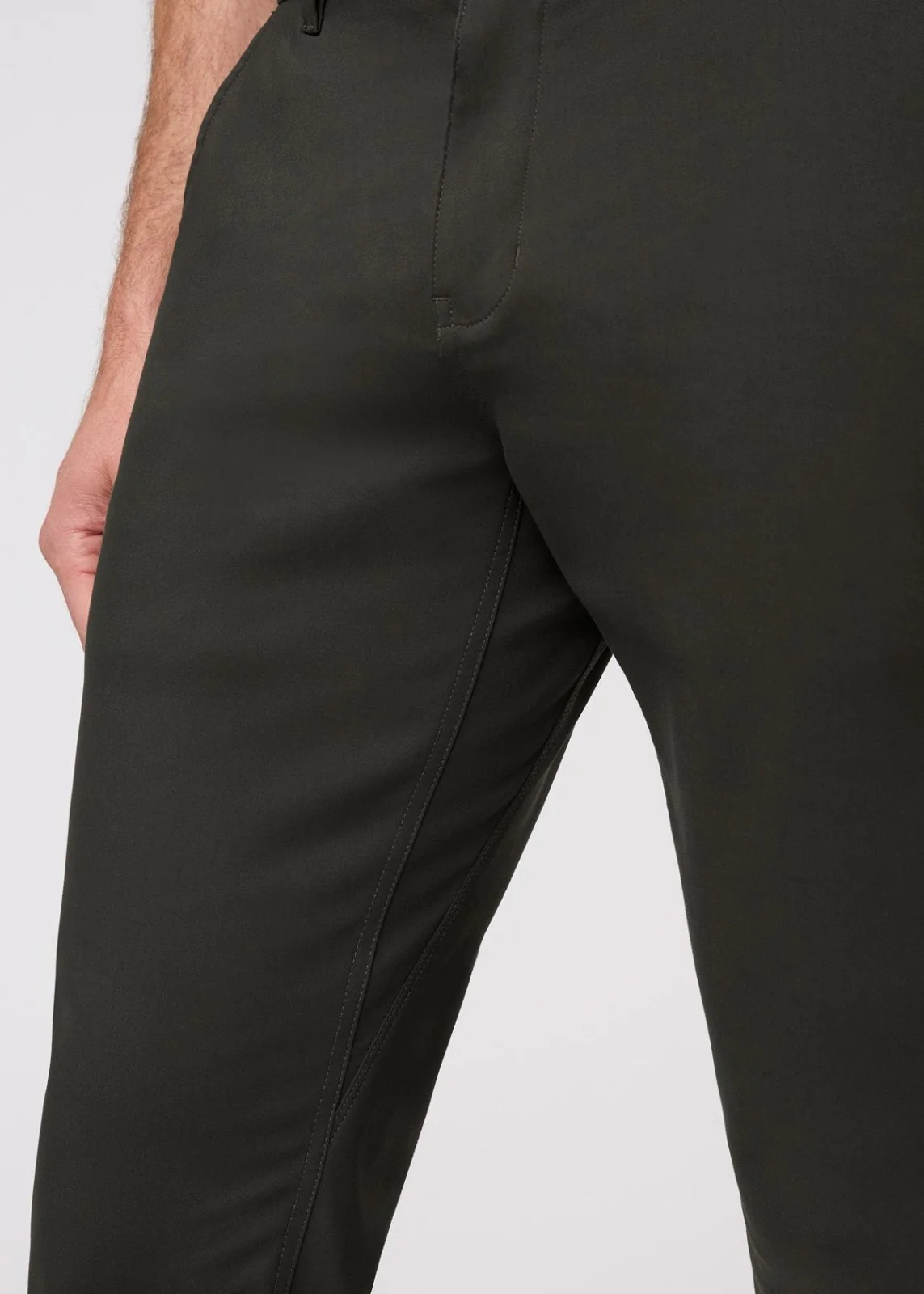 NuStretch Slim Straight Trouser - Evergreen - Image 5