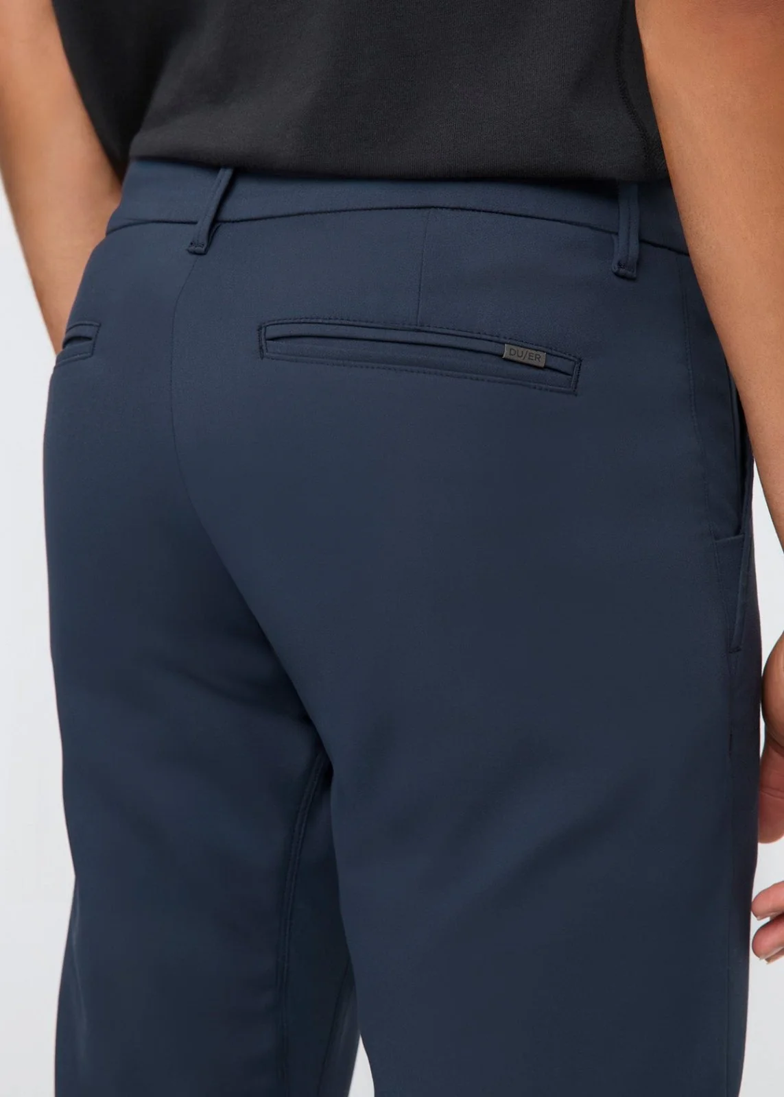 NuStretch Slim Straight Trouser - Navy - Image 6