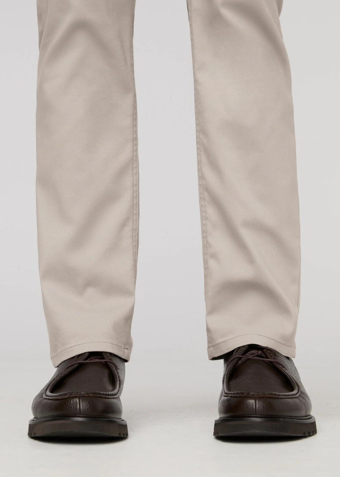 NuStretch Slim Straight Trouser - Stone - Image 9