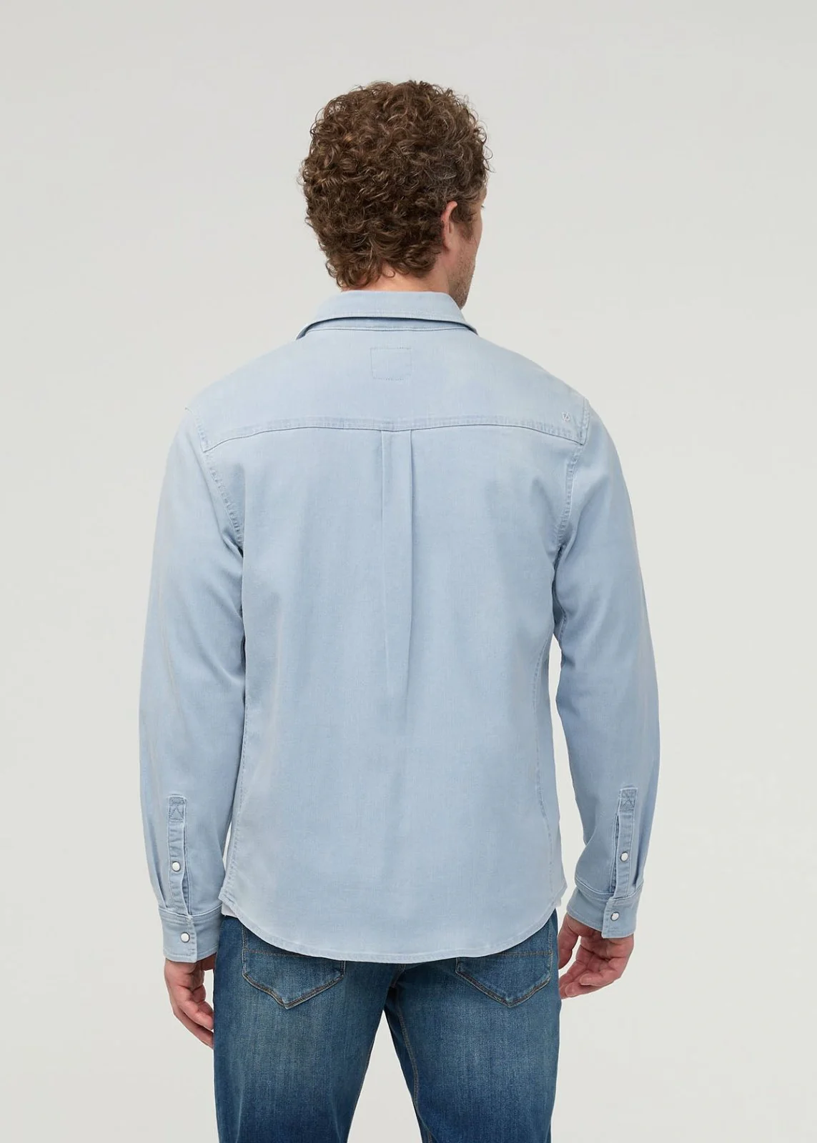 Performance Denim Lite Two-Pocket Shirt - Dune Blue - Image 4