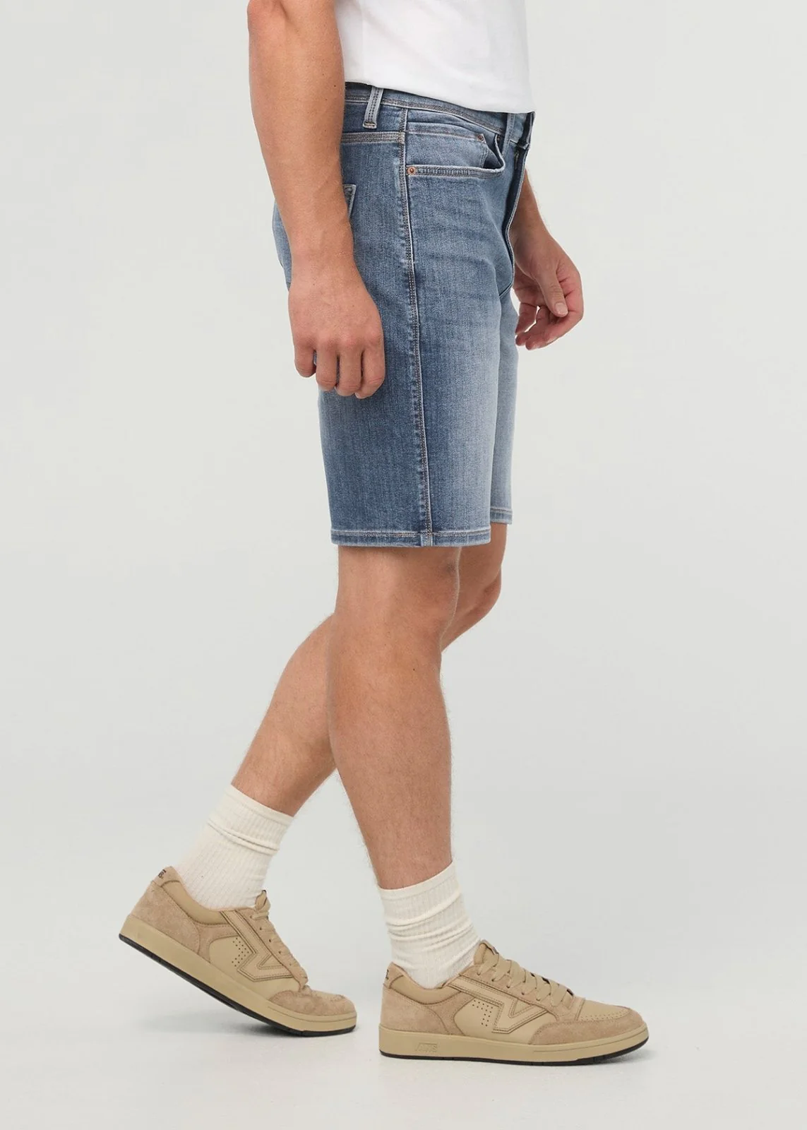 Performance Denim+ Relaxed Short - Vintage Indigo - Image 3