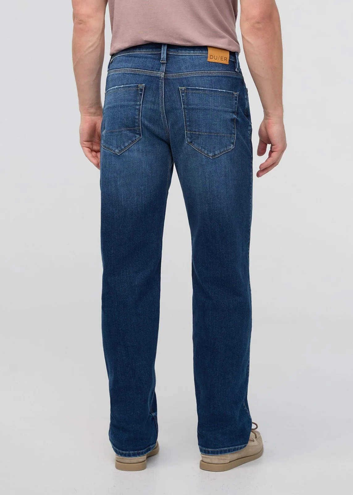 Performance Denim+ Relaxed Straight - Prairie Indigo - Image 4