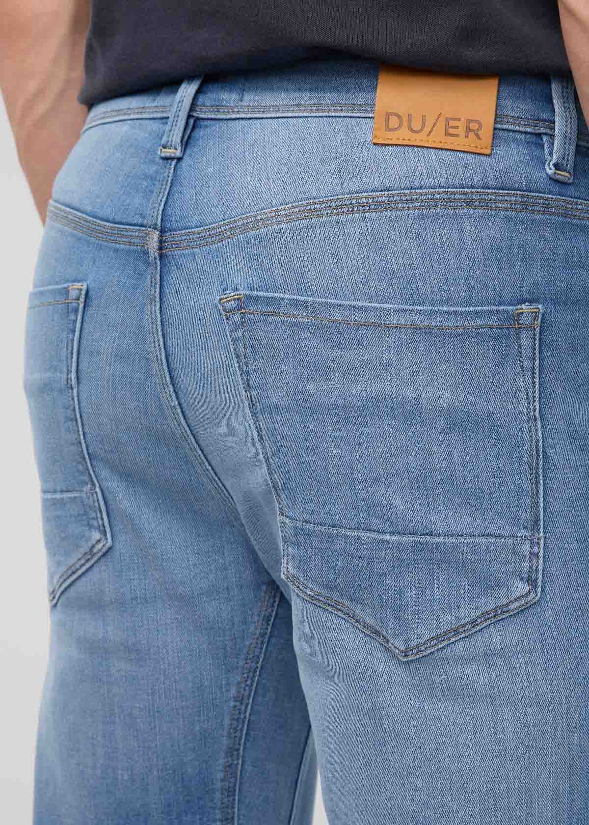 Performance Denim Slim Straight - Blueridge - Image 6
