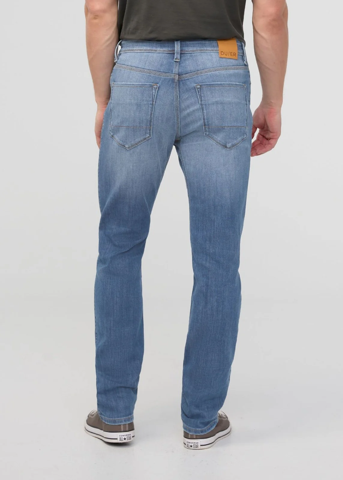 Performance Denim Slim Straight - Vintage Cascade - Image 4