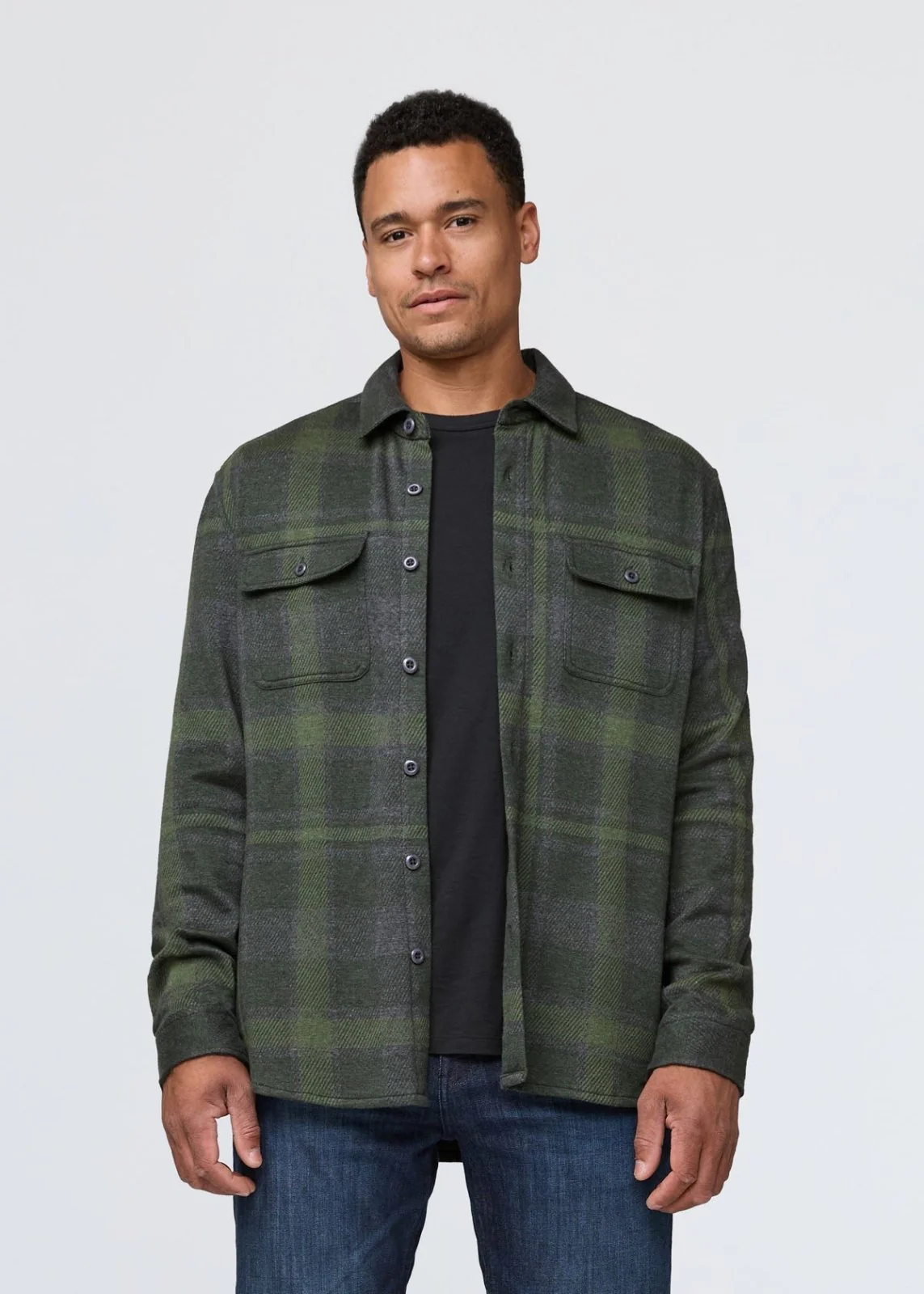 Performance Flannel Button Down