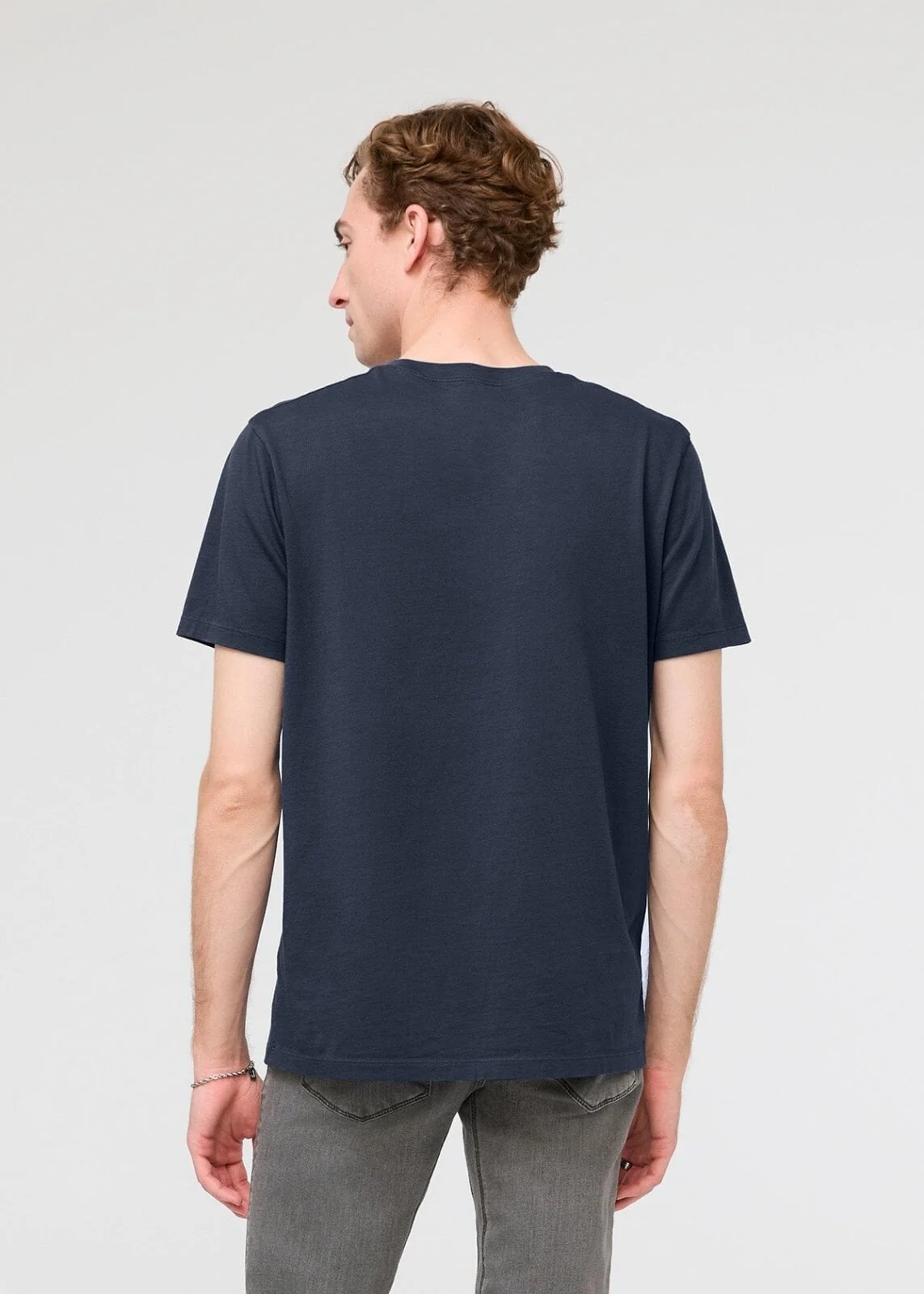 PurePima Only Tee - Navy - Image 4