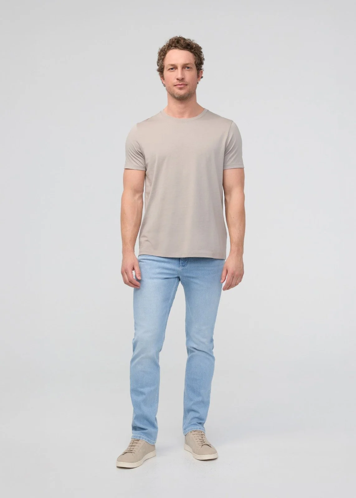 PurePima Only Tee - Stone - Image 2