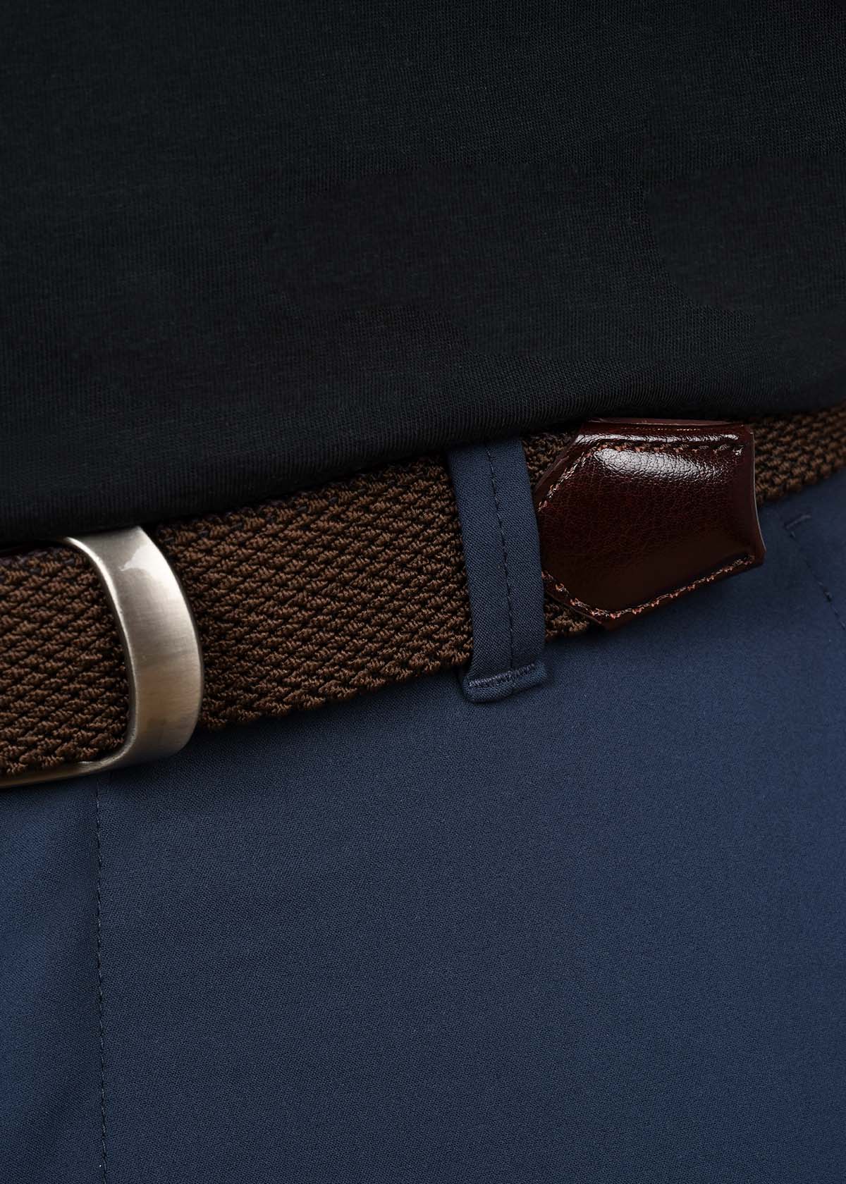 Performance Stretch Belt - Brown - Image 3