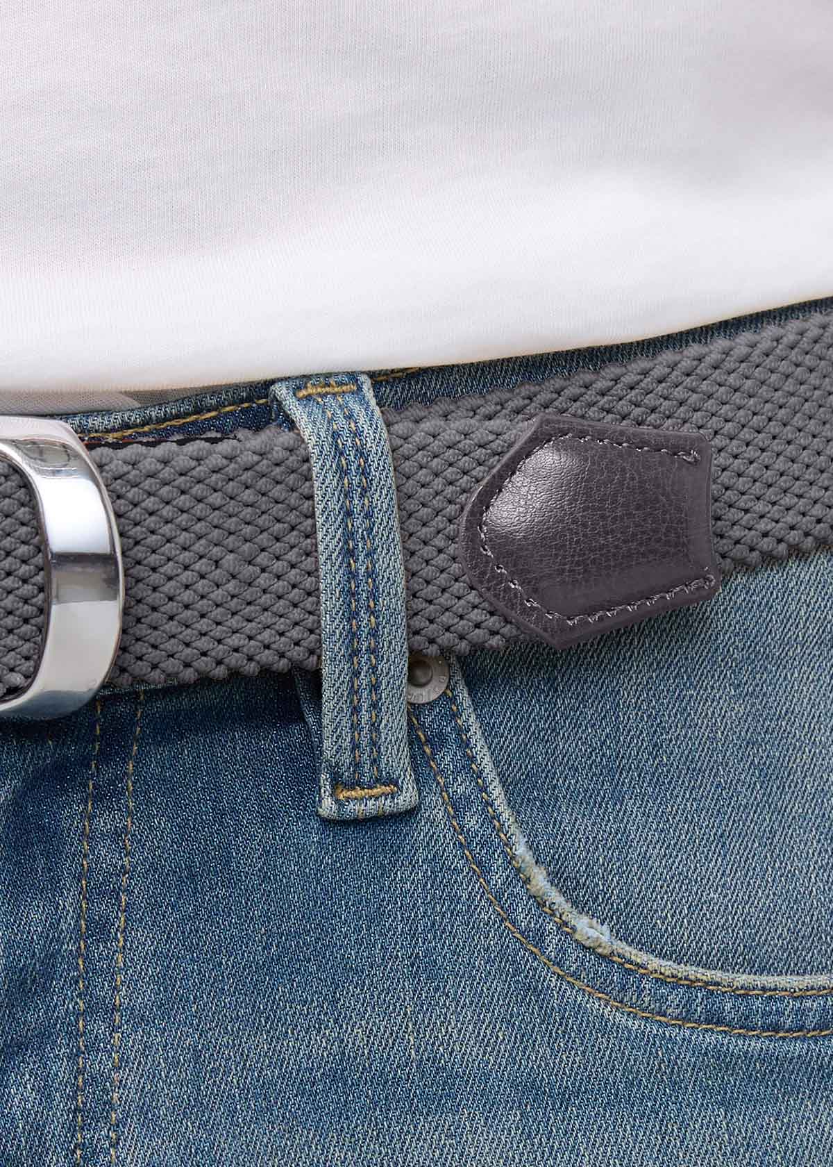 Performance Stretch Belt - Tonal Grey - Image 3