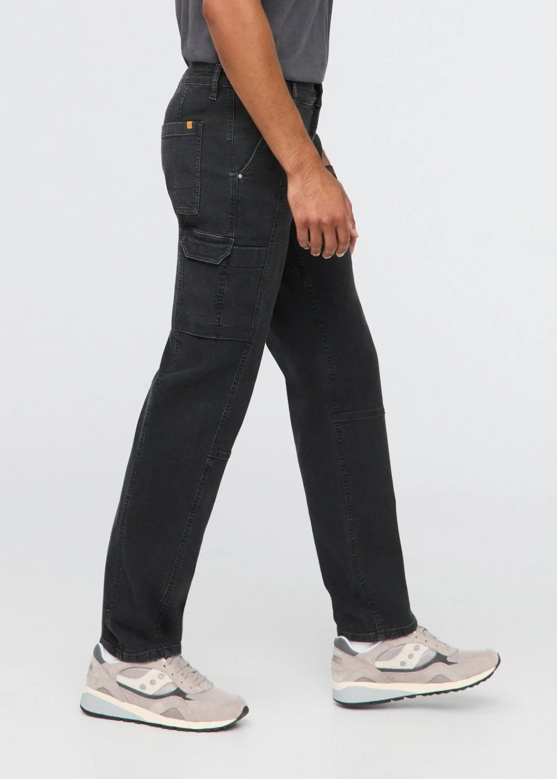 Stretch Canvas 7 Pocket Pant - Black - Image 3