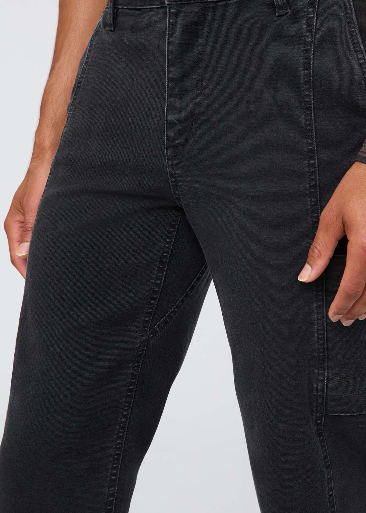 Stretch Canvas 7 Pocket Pant - Black - Image 8
