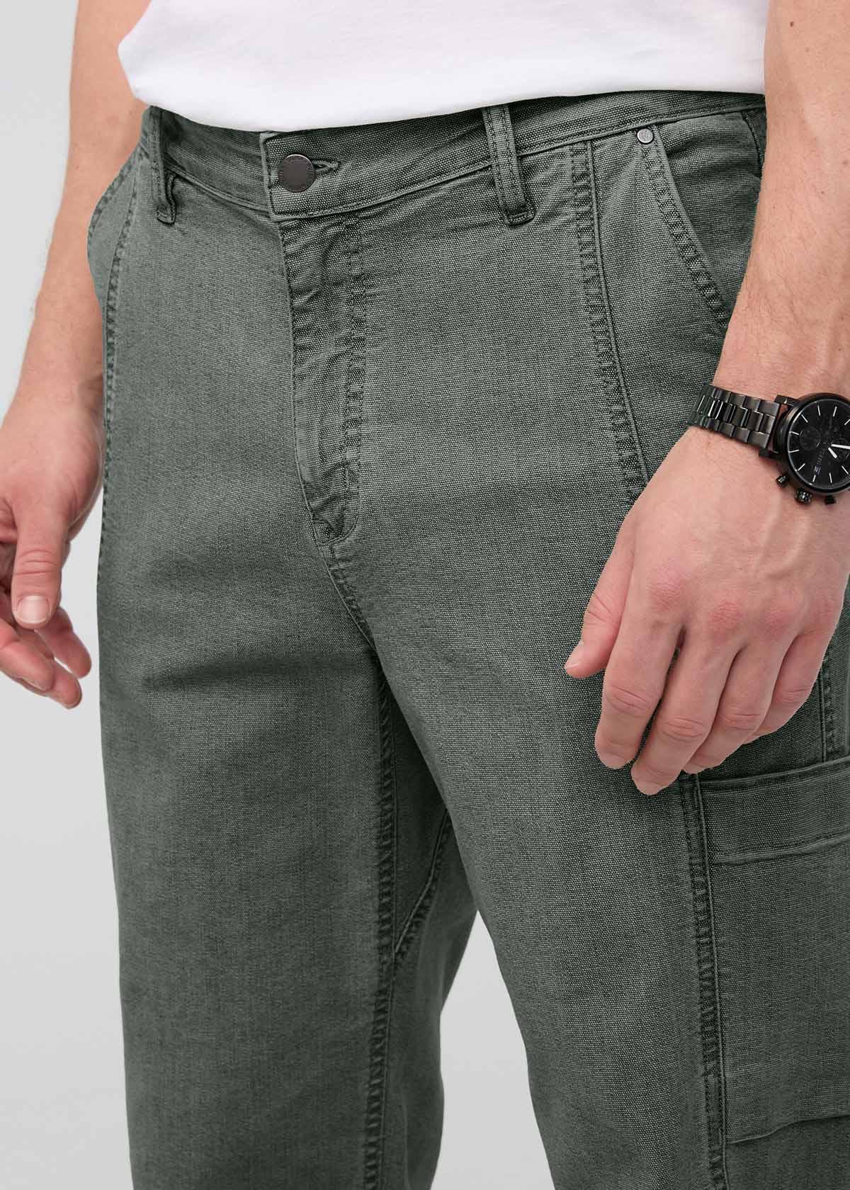 Stretch Canvas 7 Pocket Pant - Black Spruce - Image 5