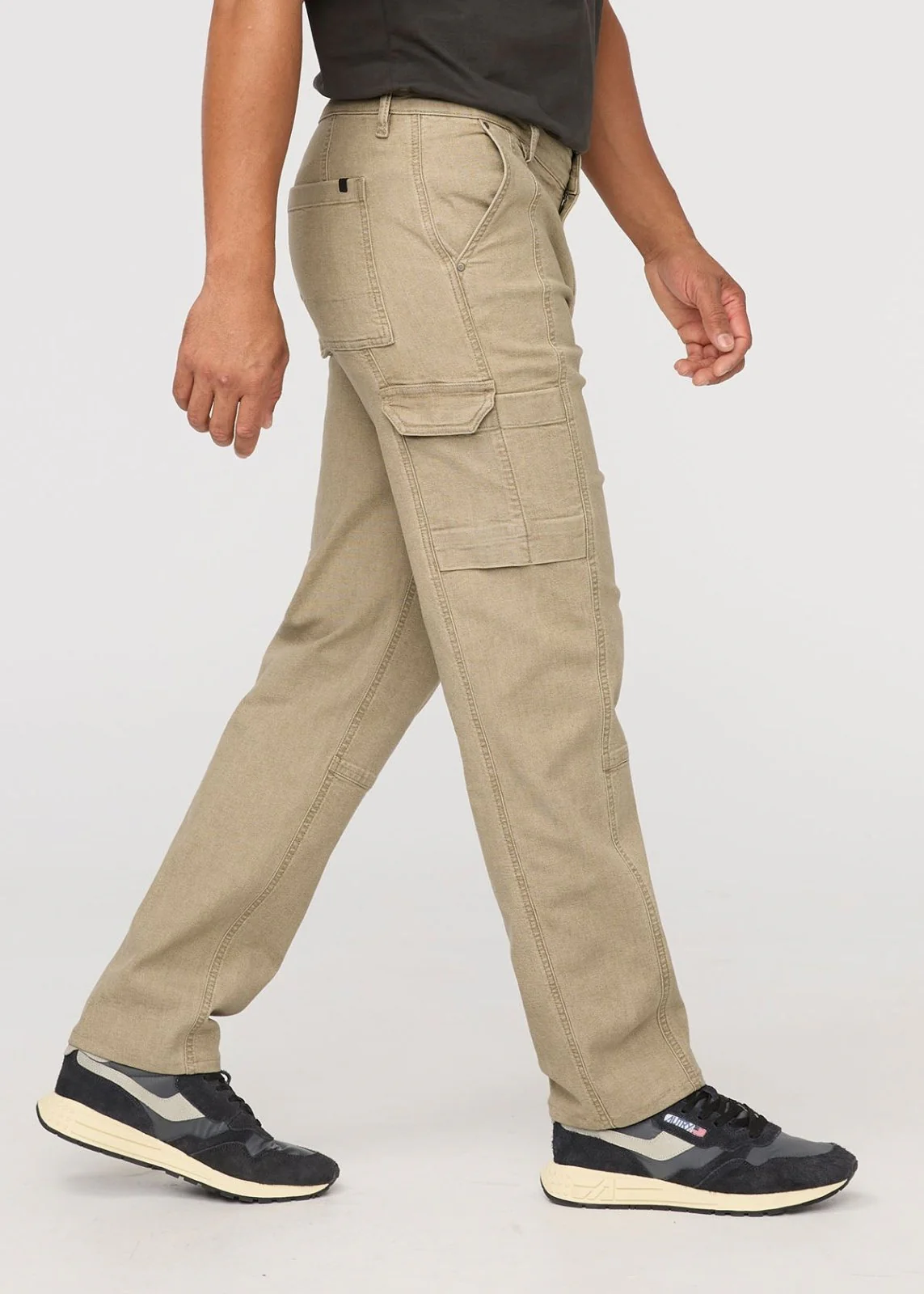 Stretch Canvas 7 Pocket Pant - Tan - Image 3