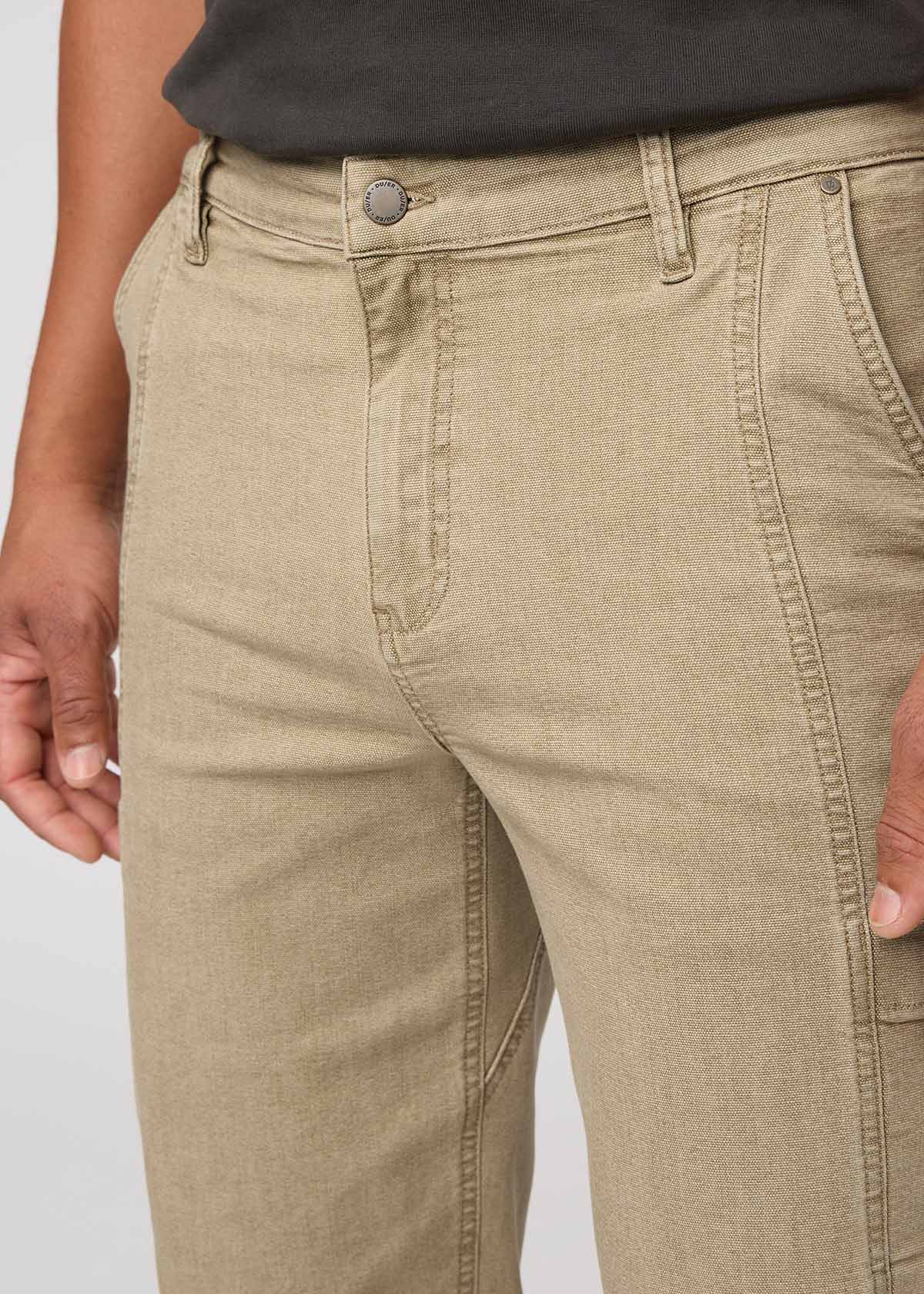 Stretch Canvas 7 Pocket Pant - Tan - Image 5