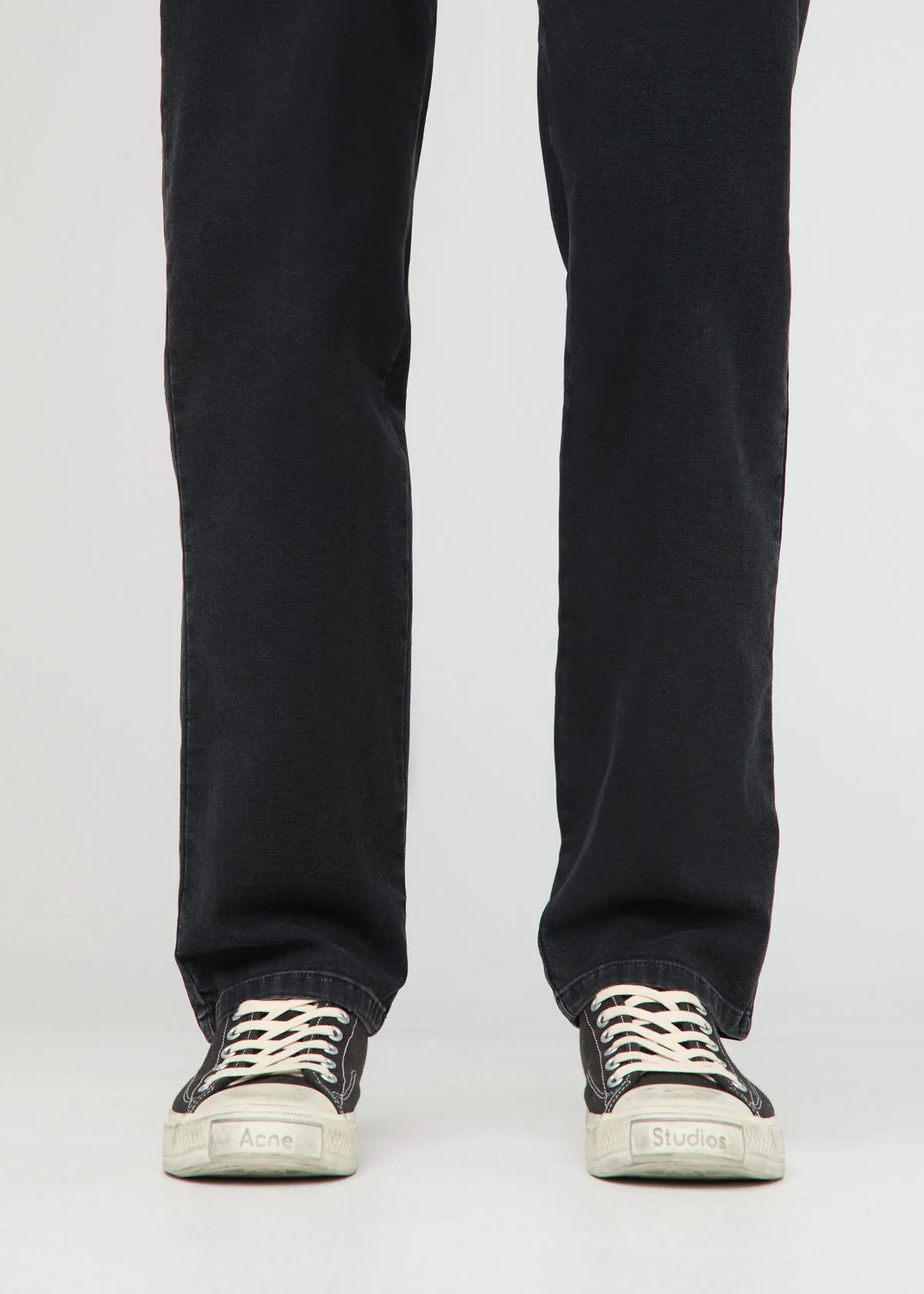 Stretch Canvas Relaxed Straight Chino - Black - Image 8