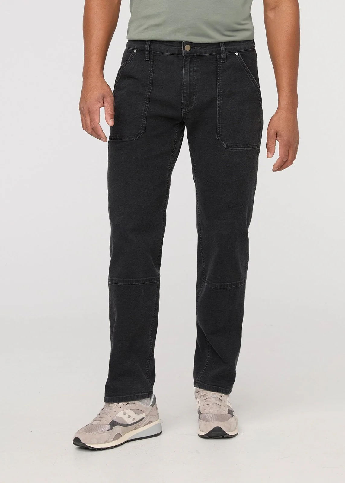 Stretch Canvas Utility Pant - Black - Image 2