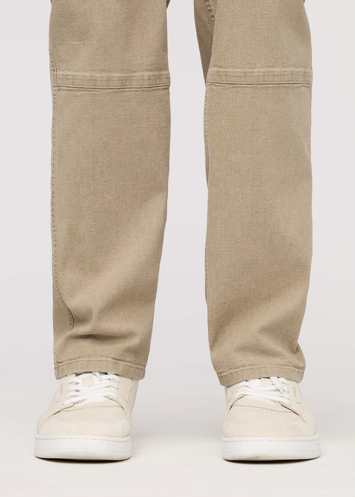 Stretch Canvas Utility Pant - Tan - Image 8
