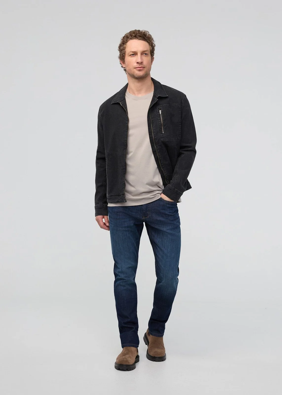 Performance Denim Relaxed Taper - Marina Blue