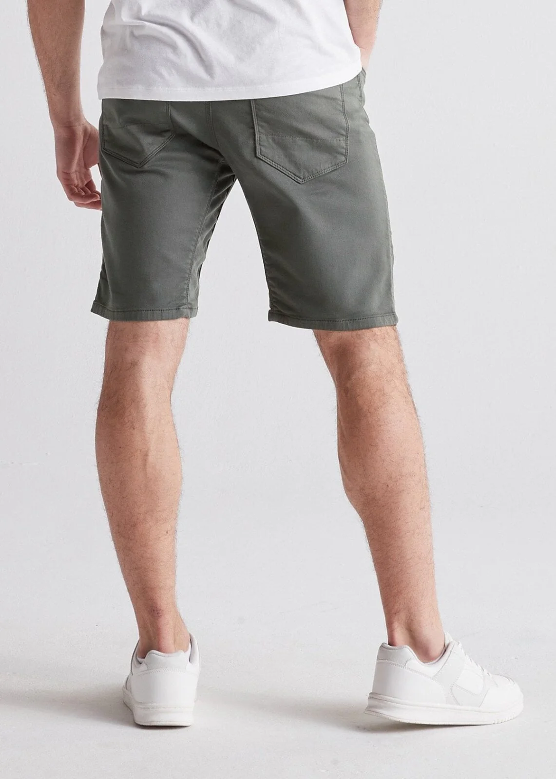 No Sweat Short Slim - Gull - Image 4