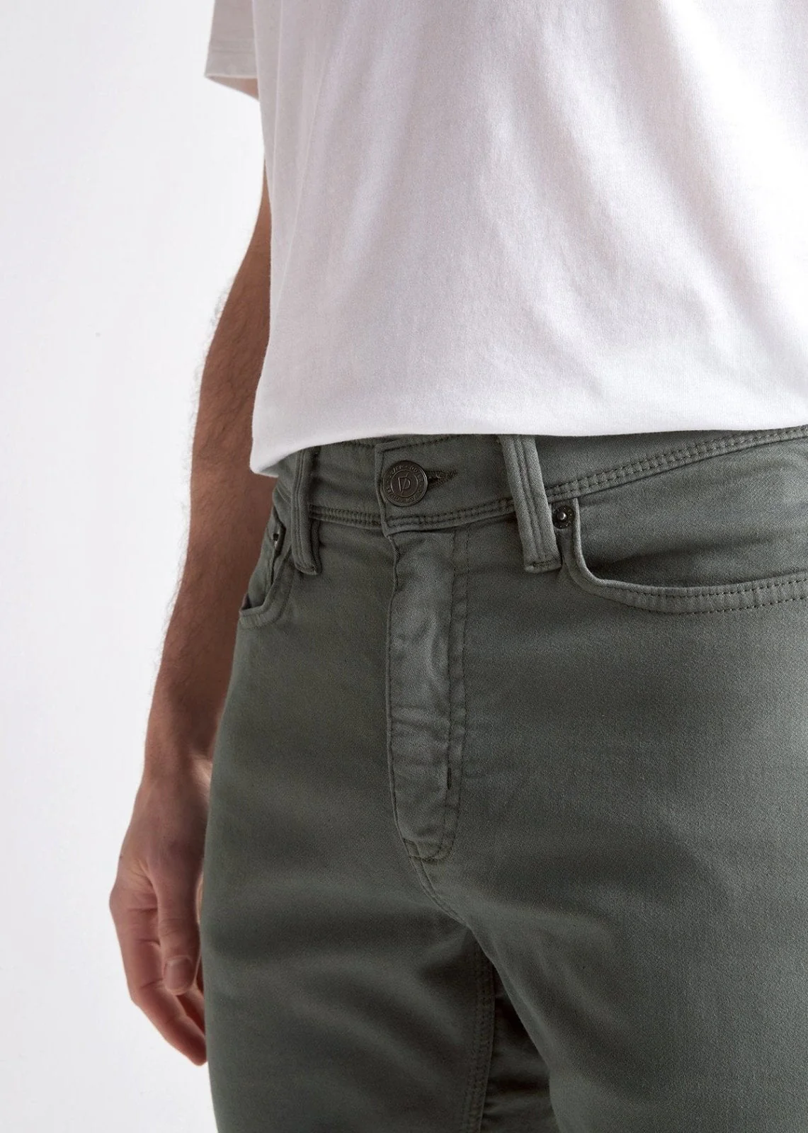 No Sweat Short Slim - Gull - Image 6